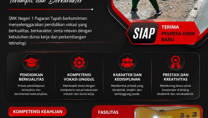 Siap Sambut Generasi Baru, SMK Negeri 1 Pagaran Tapah Perkuat Pendidikan Vokasi Berkualitas dan Berdaya Saing