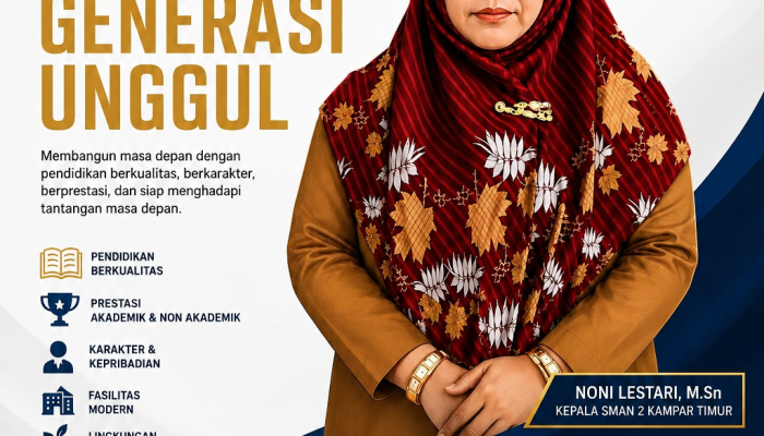 SMAN 2 Kampar Timur Siap Cetak Generasi Unggul, PPDB Tahun Ajaran 2026/2027 Resmi Dibuka