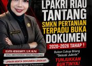 Dana BOS SMKN Pertanian Terpadu 2025 Disorot: Rp724.124.351 pada Tahap I dan Rp1.085.475.649 pada Tahap II LPAKRI Minta Semua Jejak Belanja Dibuka