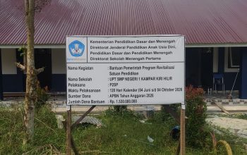 Revitalisasi Rp1,53 Miliar dan Dana BOS UPT SMPN 1 Kampar Kiri Hilir Disorot: LPAK-RI Kritik Kepemimpinan “Supramental” Kepsek dan Desak Bupati Kampar Mencopot Jabatan